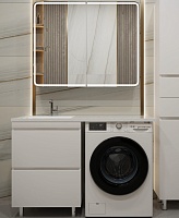 Stella Polare Мебель с раковиной под стиральную машину Аруна Памелла 120 L белая